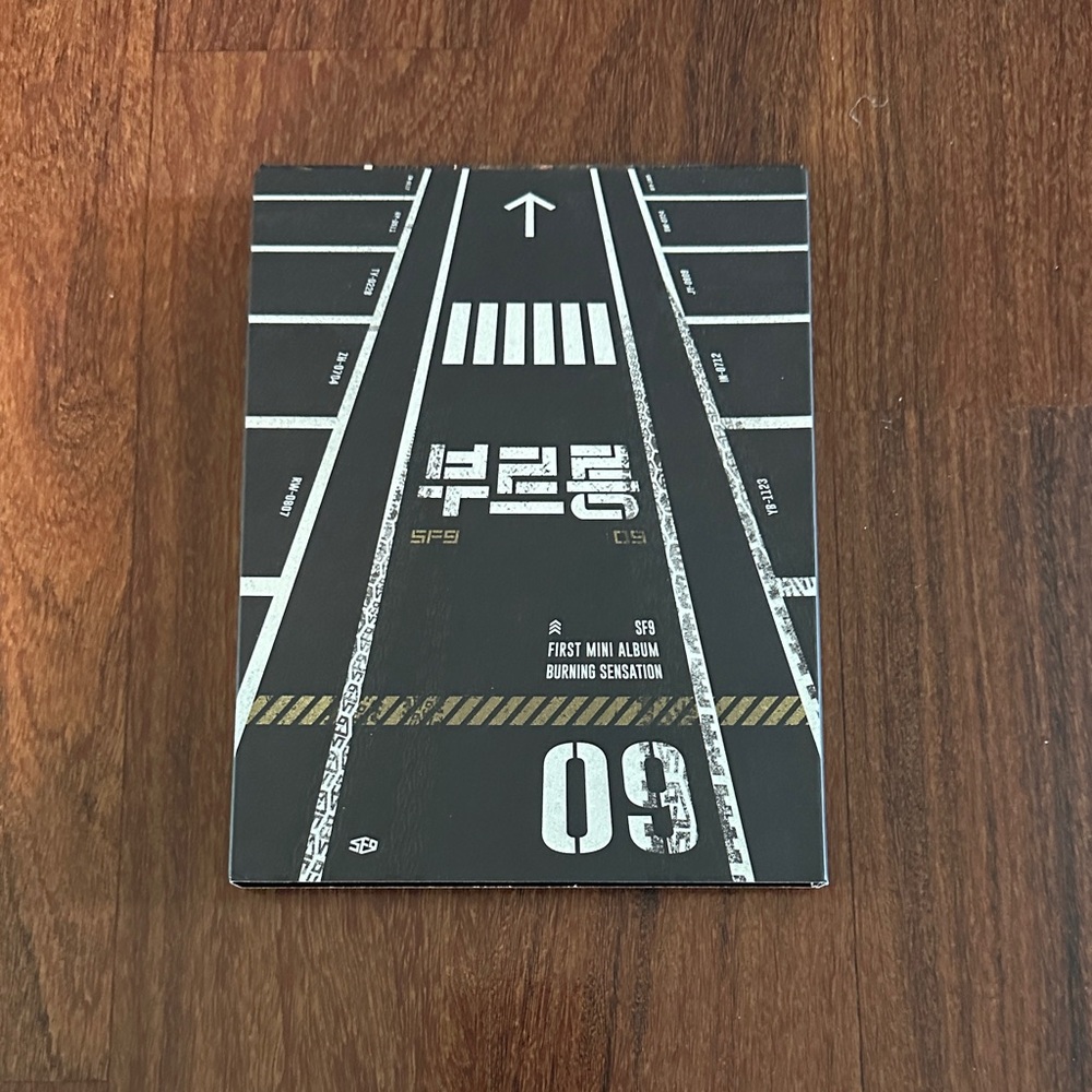SF9 First Mini K-Pop Album Burning Sensation + photo card